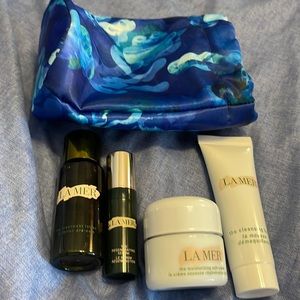 La Mer set (cream, concentrate, treatment lotion and cleansing foam